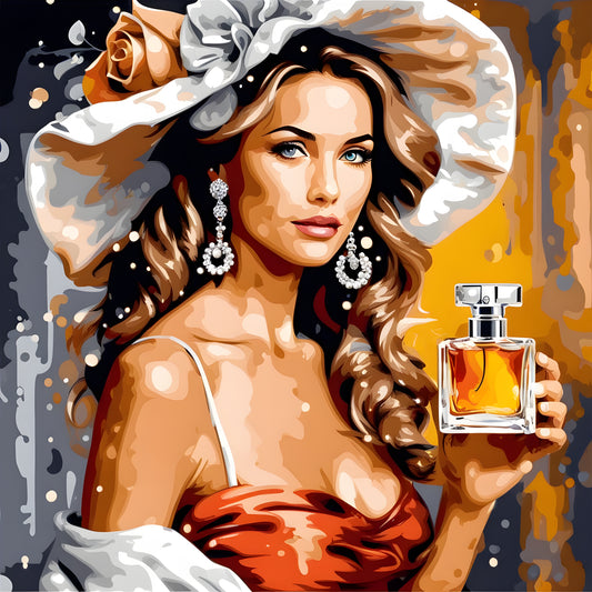 Lady Perfume (2) - Van-Go Paint-By-Number Kit