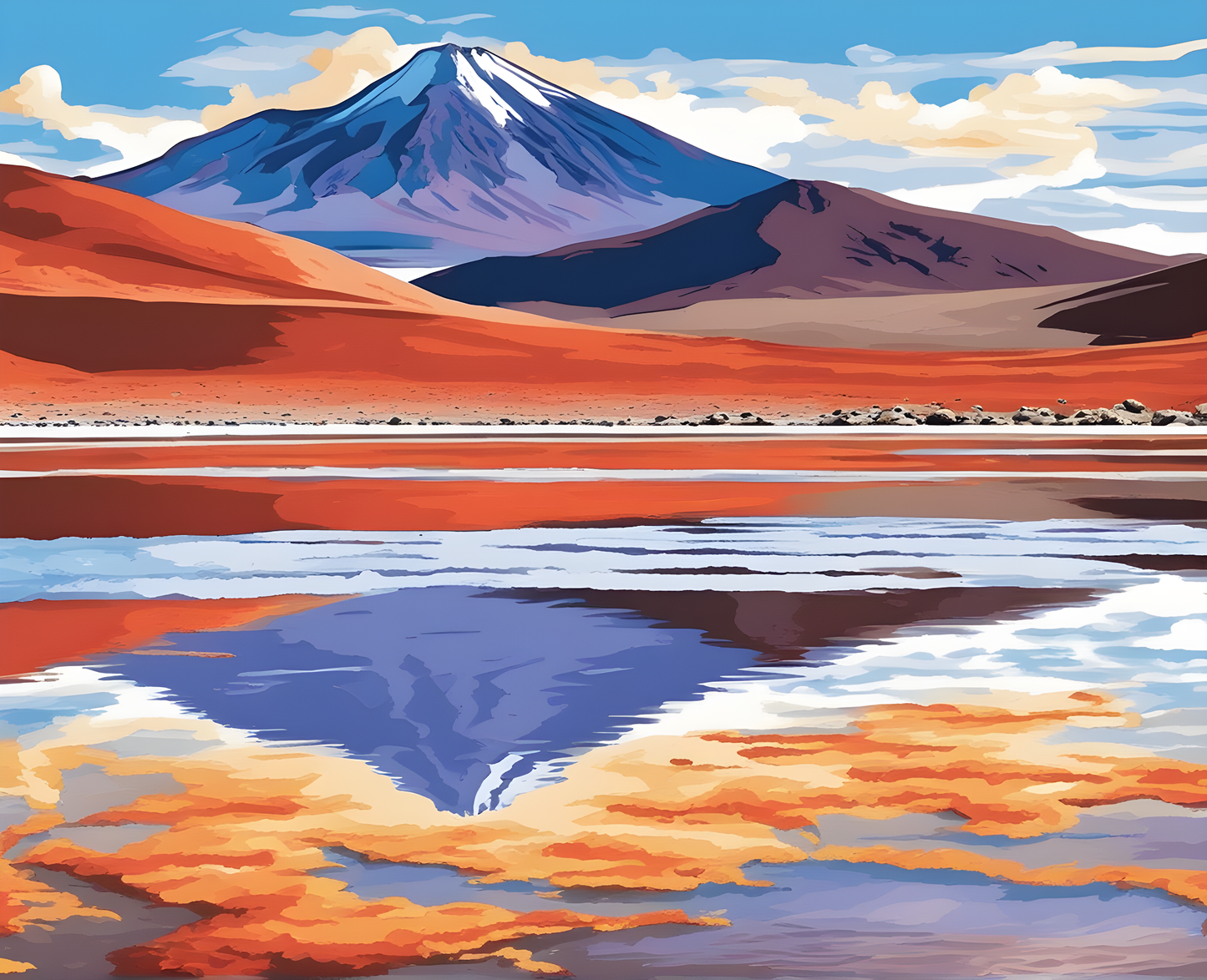 Amazing Places OD (405) - Laguna Colorada, Bolivia - Van-Go Paint-By-Number Kit
