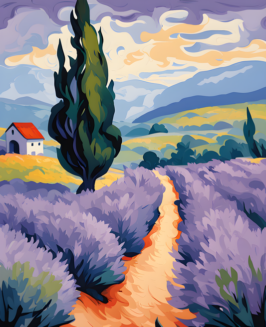 Lavenders Mist (1) - Van-Go Paint-By-Number Kit