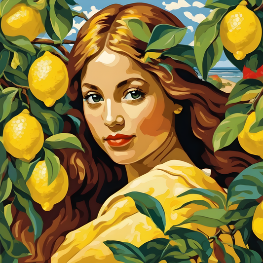 Lemon Girl PD (11) - Van-Go Paint-By-Number Kit