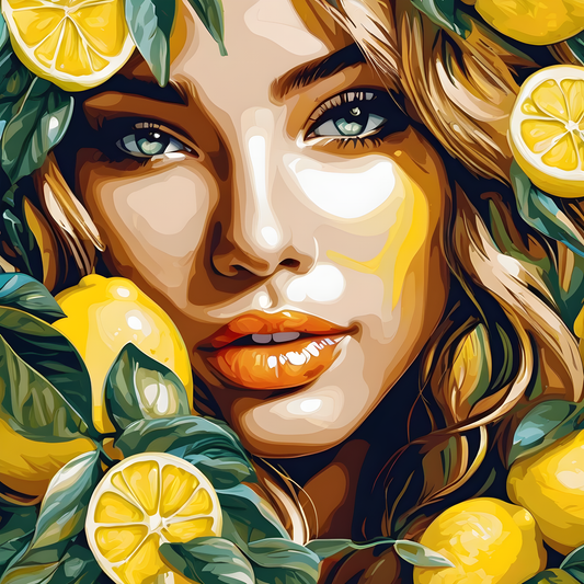 Lemon Girl PD (6) - Van-Go Paint-By-Number Kit