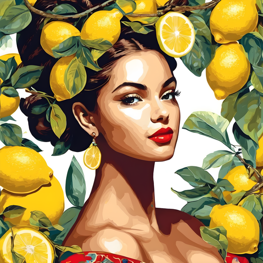 Lemon Girl PD (9) - Van-Go Paint-By-Number Kit