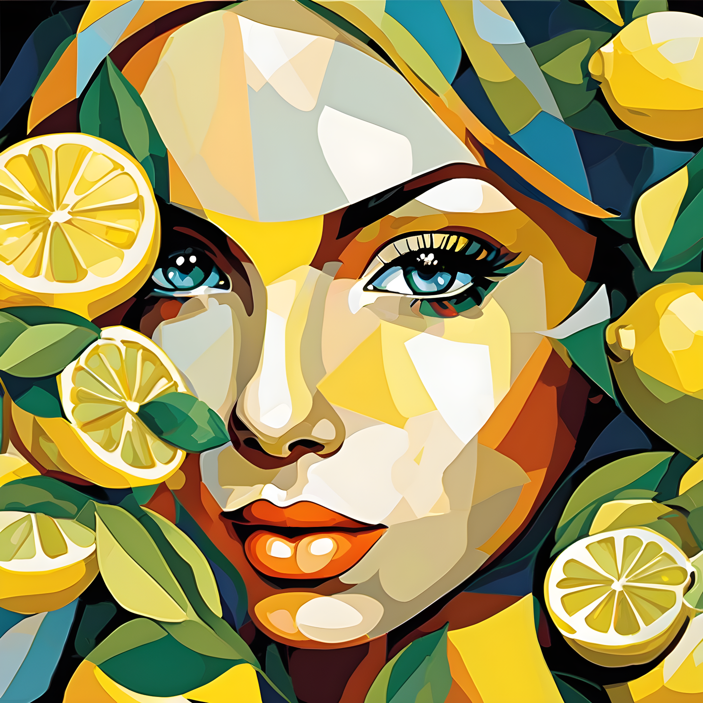 Lemon Girl PD (4) - Van-Go Paint-By-Number Kit