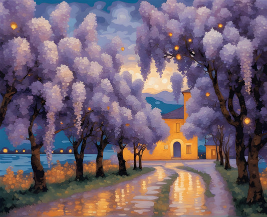 Lilac evening (1) - Van-Go Paint-By-Number Kit