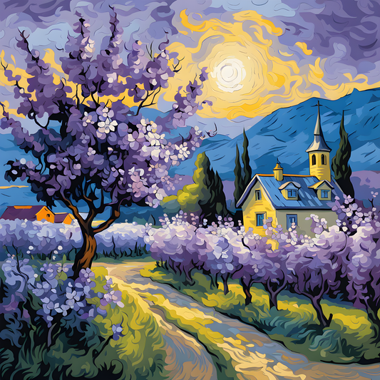 Lilac evening (3) - Van-Go Paint-By-Number Kit