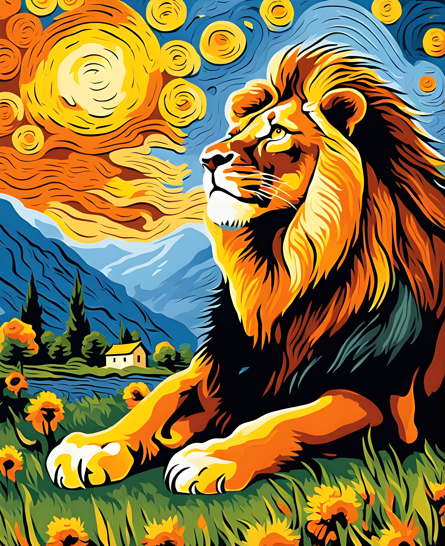 Lions Collection PD (31) - Van-Go Paint-By-Number Kit