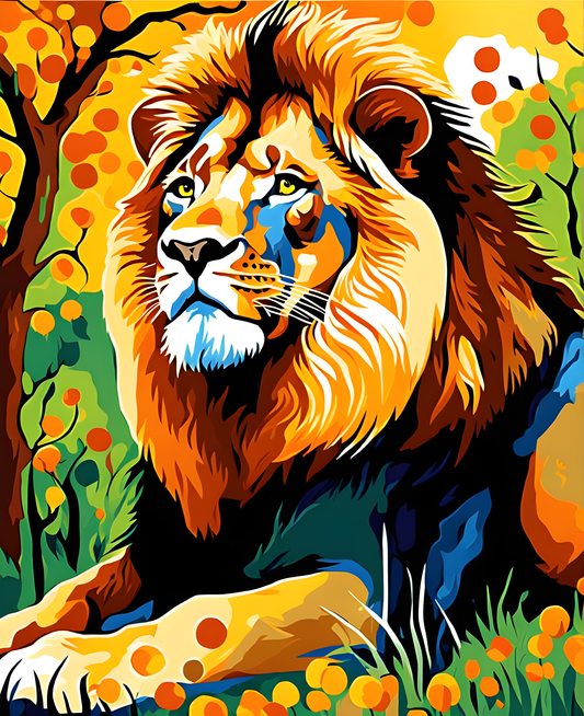 Lions Collection PD (38) - Van-Go Paint-By-Number Kit