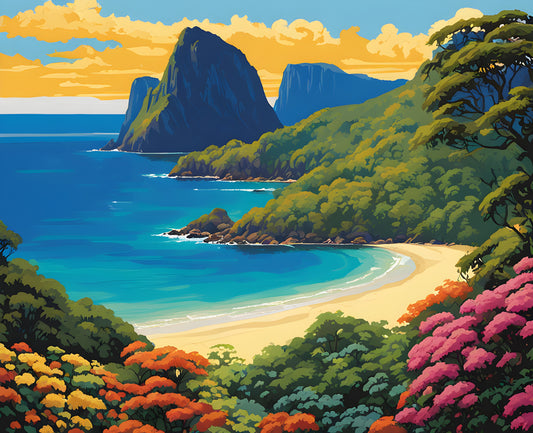 Australia Collection PD (57) - Lord Howe Island, NSW - Van-Go Paint-By-Number