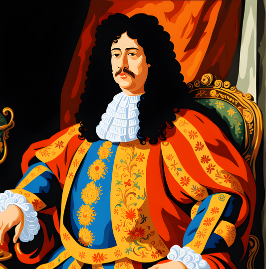 Royal Portrait PD (28) - Louis XIV, King of France - Van-Go Paint-By-Number Kit