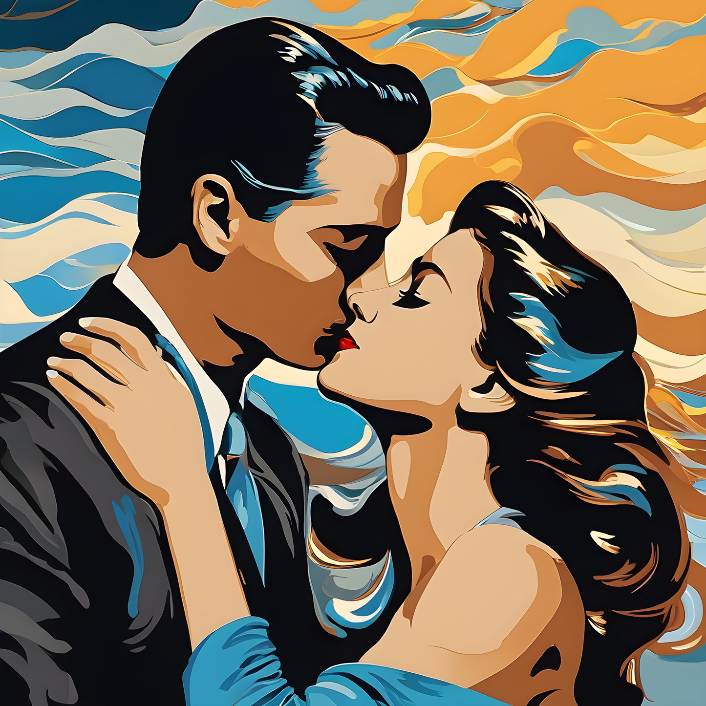 Love Whispers PD (1) - Van-Go Paint-By-Number Kit