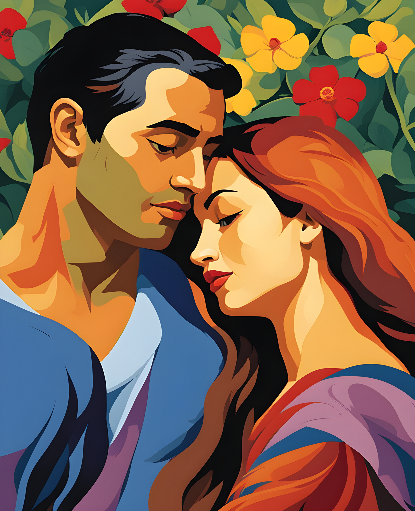 Lovers PD (2) - Van-Go Paint-By-Number Kit