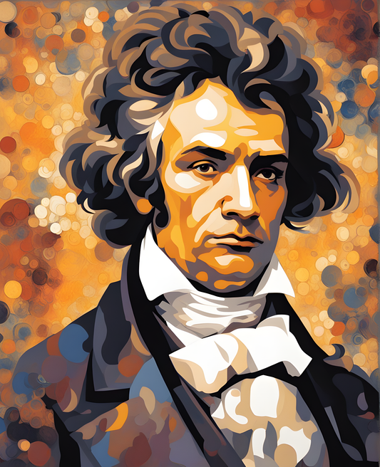 Ludwig Van Beethoven Portrait (1) - Van-Go Paint-By-Number Kit