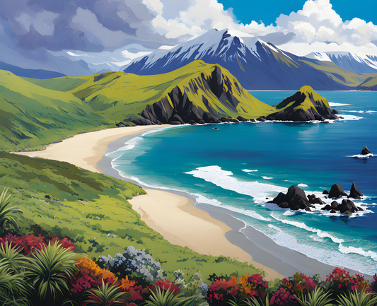 Australia Collection PD (29) - Macquarie Island - Van-Go Paint-By-Number