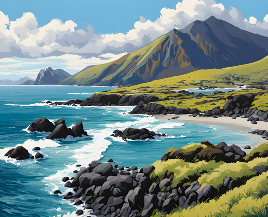 Australia Collection PD (30) - Macquarie Island - Van-Go Paint-By-Number