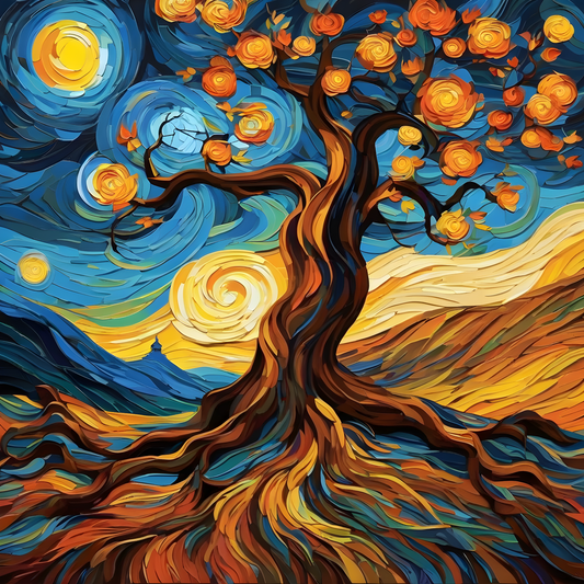 Magical Tree Roots PD (1) - Van-Go Paint-By-Number Kit