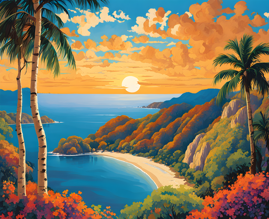 Australia Collection PD (110) - Magnetic Island, QLD - Van-Go Paint-By-Number