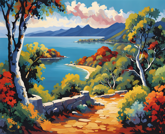 Australia Collection PD (109) - Magnetic Island, QLD - Van-Go Paint-By-Number