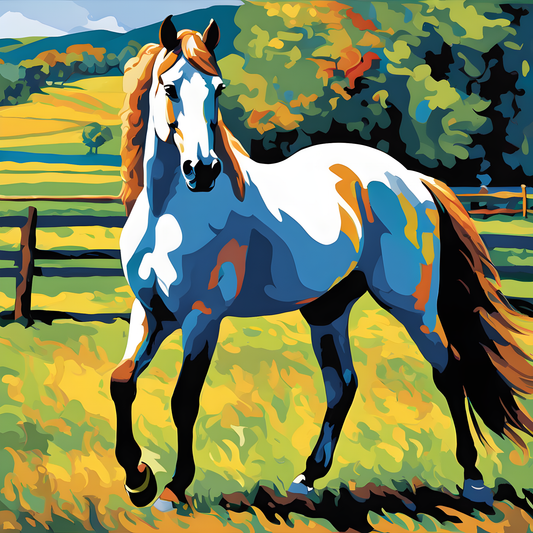 Majestic Horse PD (2) - Van-Go Paint-By-Number Kit
