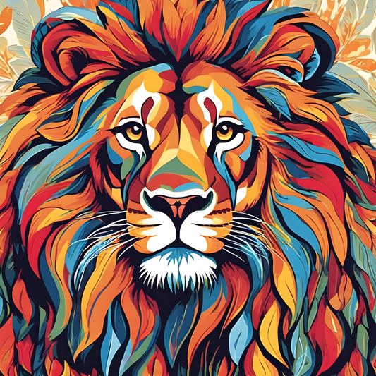 Majestic Lion PD (2) - Van-Go Paint-By-Number Kit