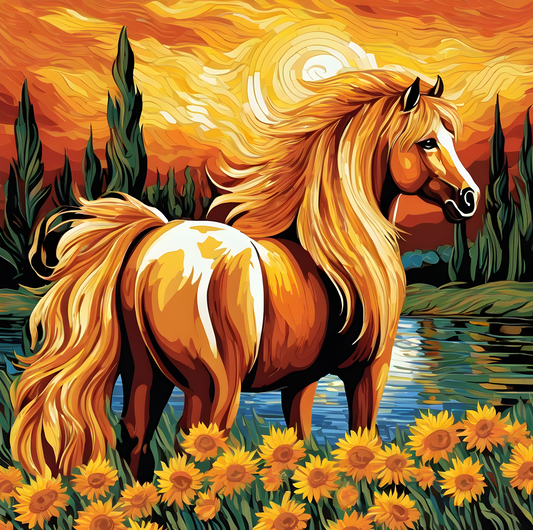 Majestic Horse PD (3) - Van-Go Paint-By-Number Kit