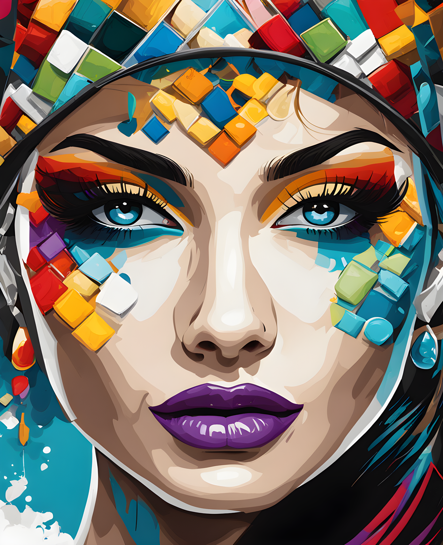 Make Up - Van-Go Paint-By-Number Kit
