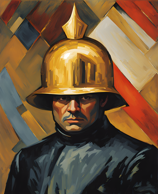Man in a Golden Helmet - Van-Go Paint-By-Number Kit