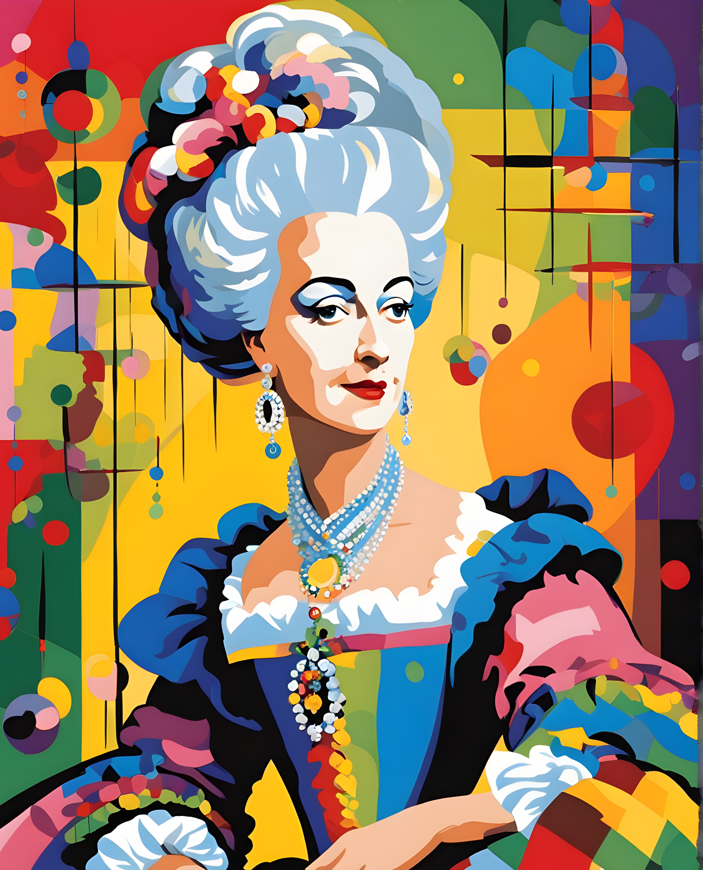 Royal Portrait PD (24) - Marie Antoinette, Queen of France - Paint-By-Number Kit