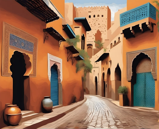 Amazing Places OD (166) - Marrakesh, Morocco - Van-Go Paint-By-Number Kit
