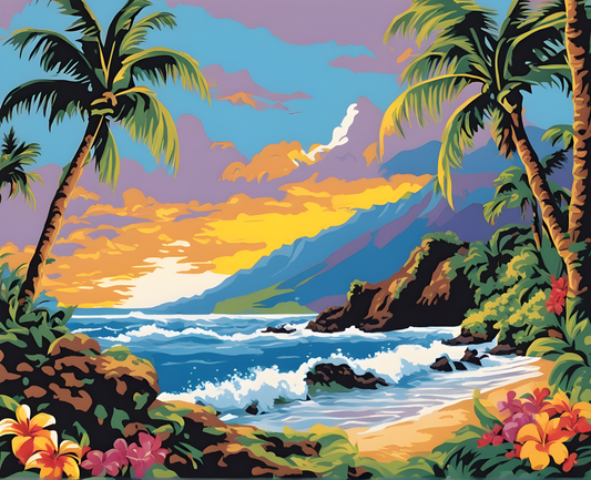 Amazing Places OD (184) - Maui, Hawaii - Van-Go Paint-By-Number Kit