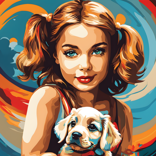Me and My Puppy PD (3) - Van-Go Paint-By-Number Kit