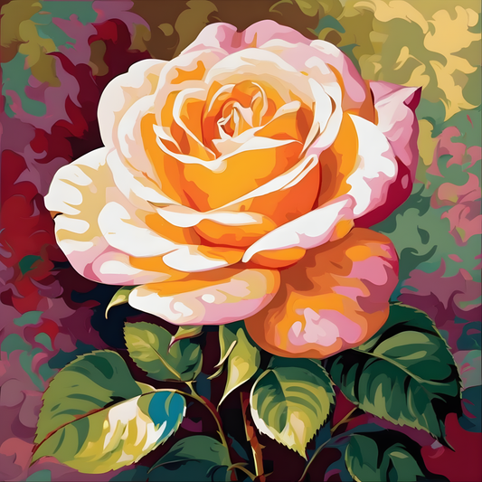 Meditative rose (7) - Van-Go Paint-By-Number Kit