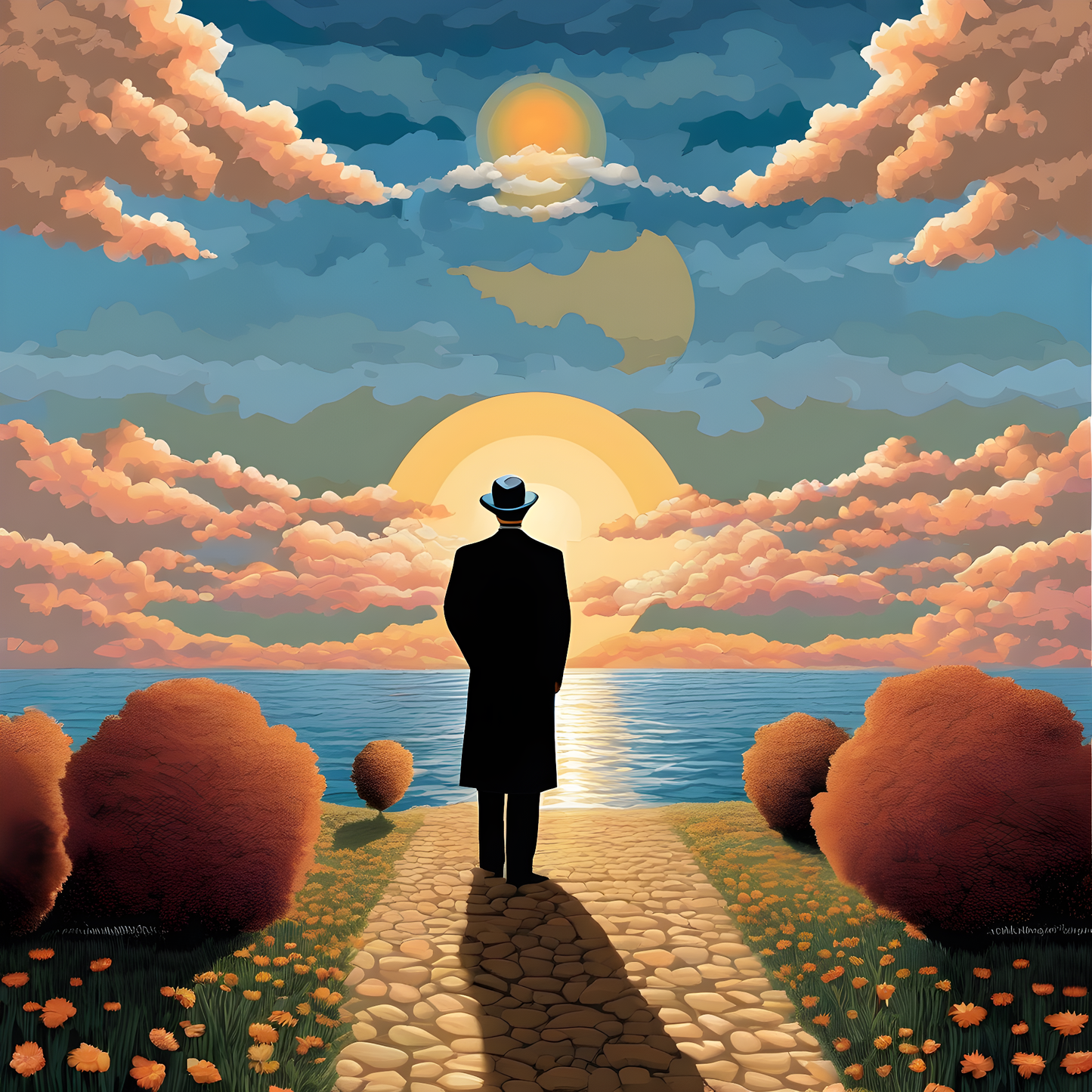 MEETING THE DAWN - Van-Go Paint-By-Number Kit