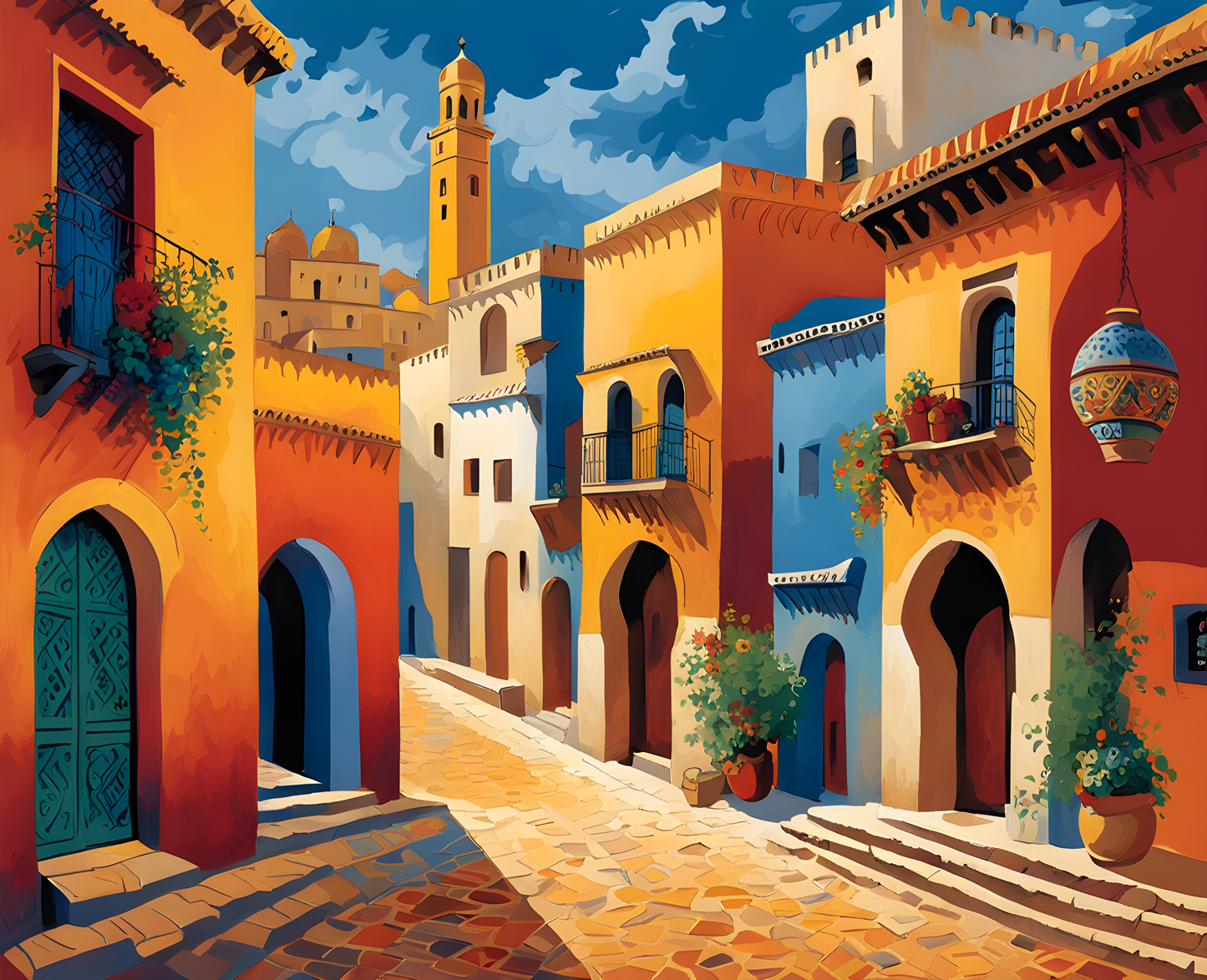 Morocco Collection PD (100) - Meknes - Van-Go Paint-By-Number Kit