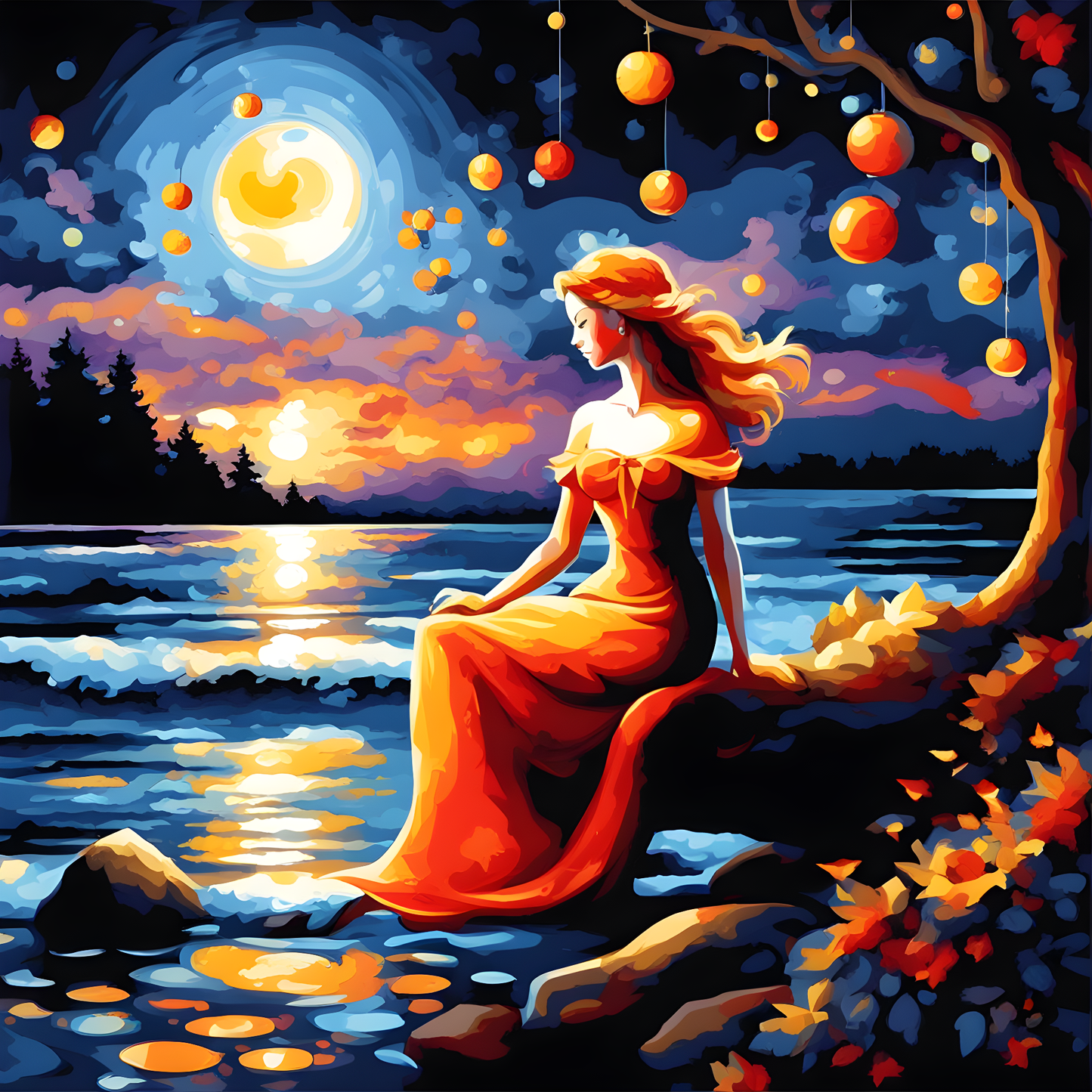 Melody of the Night (1) - Van-Go Paint-By-Number Kit