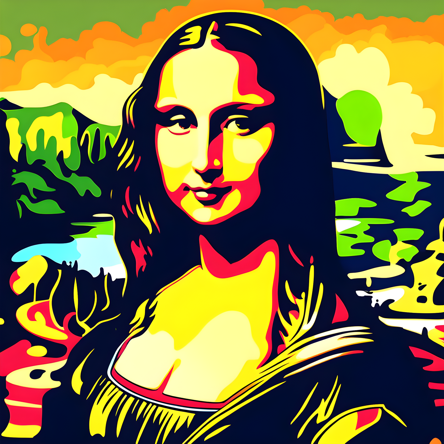 Mona Lisa by Leonardo da Vinci Collection PD (2) - Van-Go Paint-By-Number Kit