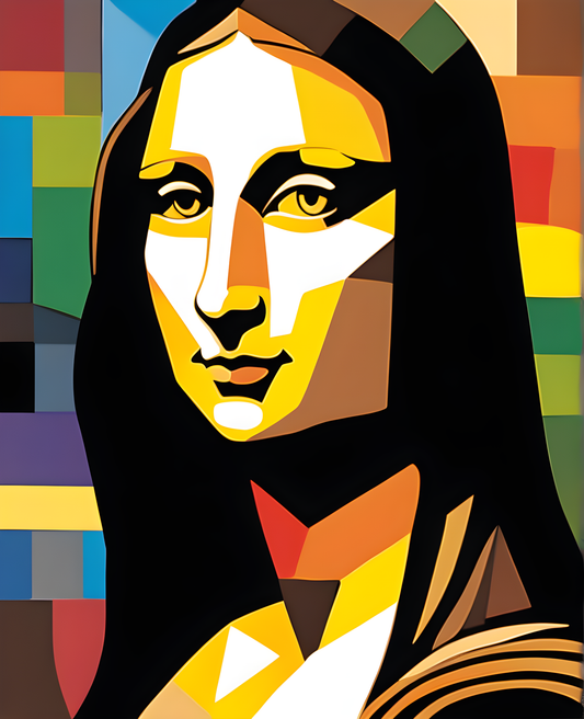 Mona Lisa by Leonardo da Vinci Collection PD (9) - Van-Go Paint-By-Number Kit