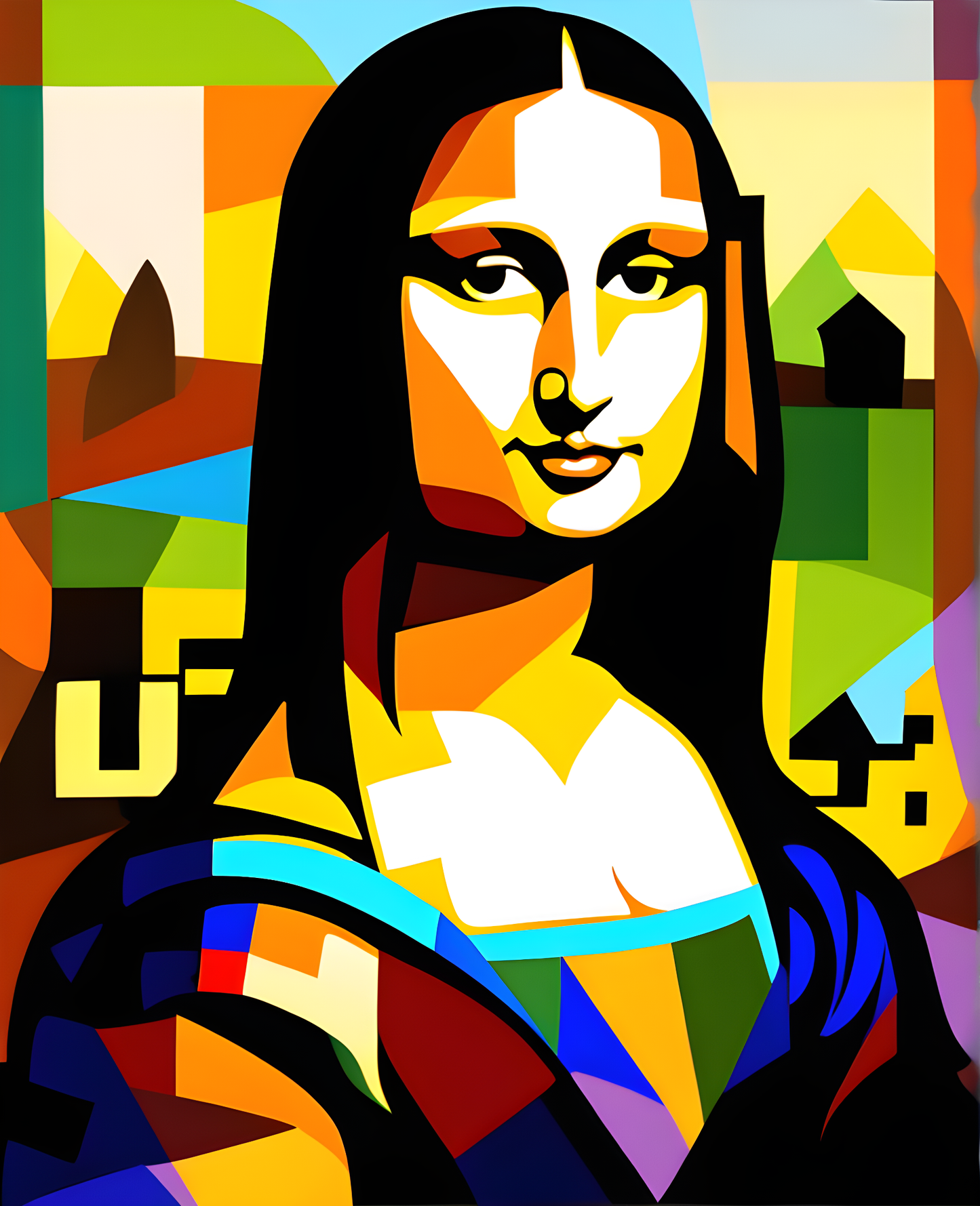 Mona Lisa by Leonardo da Vinci Collection PD (4) - Van-Go Paint-By-Number Kit