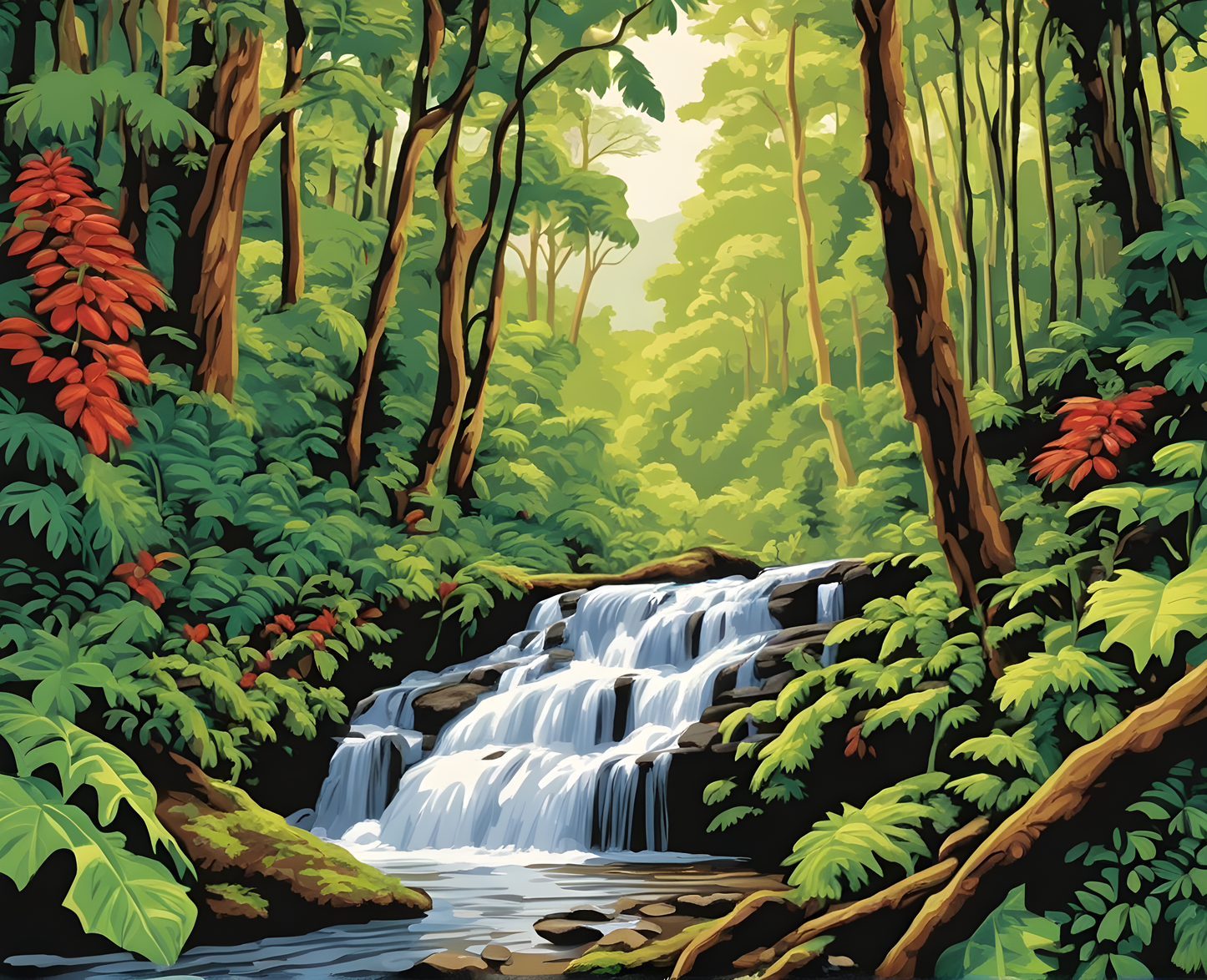 Amazing Places OD (181) - Monteverde, Costa Rica - Van-Go Paint-By-Number Kit