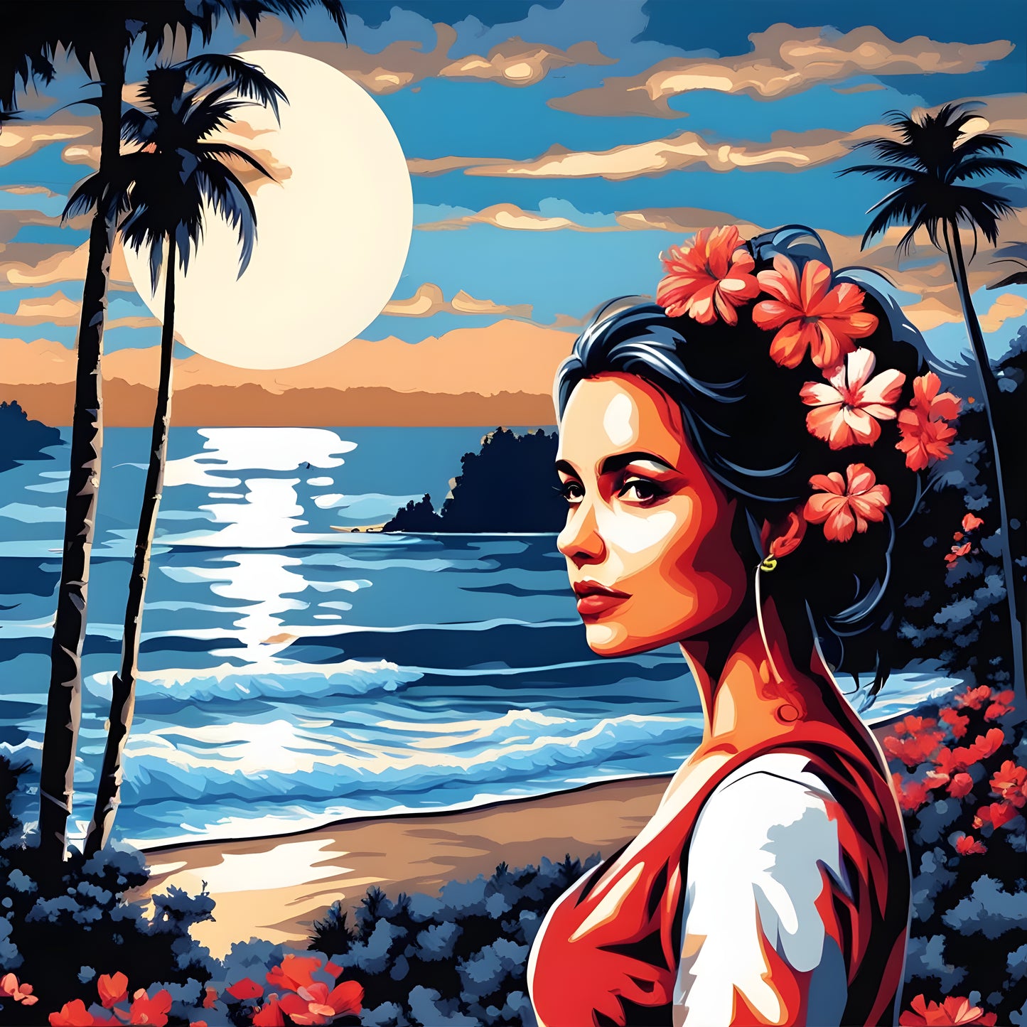 Moonlight Bay (1) - Van-Go Paint-By-Number