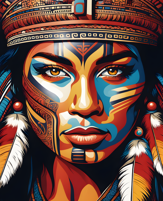 Māori people (1) - Van-Go Paint-By-Number Kit