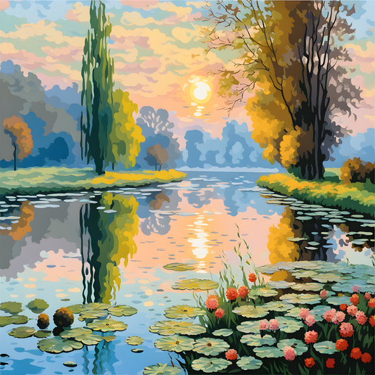 Morning Reflections (2) - Van-Go Paint-By-Number Kit