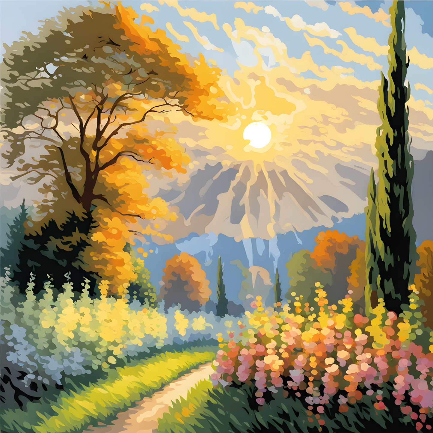 Morning Sunshine (1) - Van-Go Paint-By-Number Kit