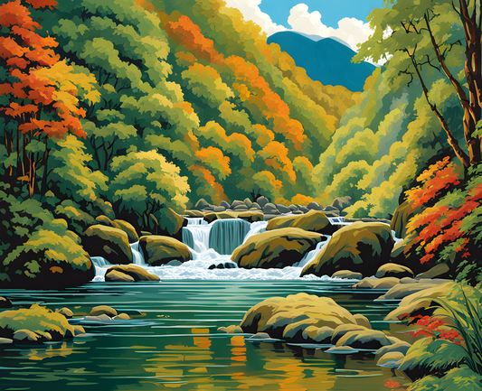Australia Collection PD (98) - Mossman Gorge, QLD - Van-Go Paint-By-Number