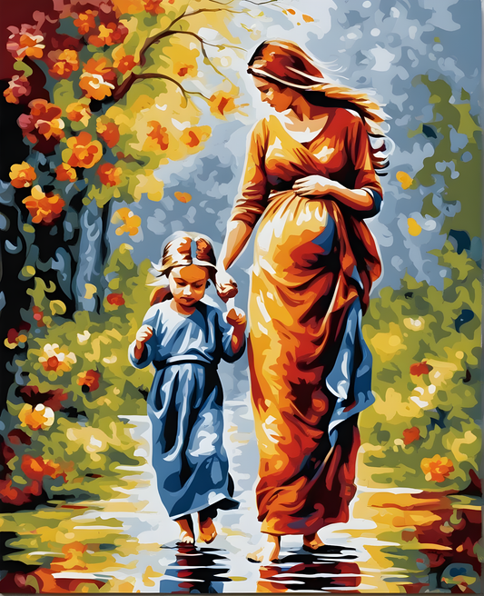 Motherhood (3) - Van-Go Paint-By-Number Kit