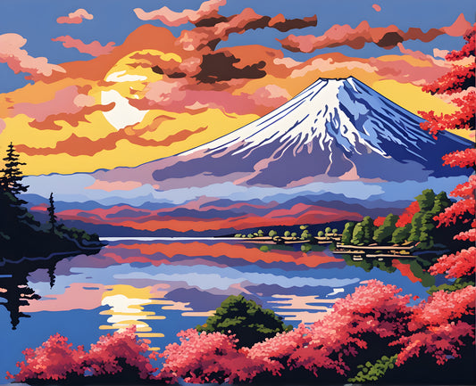 Amazing Places OD (428) - Mount Fuji, Japan - Van-Go Paint-By-Number Kit