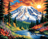 National Parks Collection PD (99) - Mount Rainier Park, USA - Paint-By-Number Kit