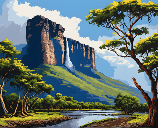 Amazing Places OD (192) - Mount Roraima, Venezuela - Van-Go Paint-By-Number Kit