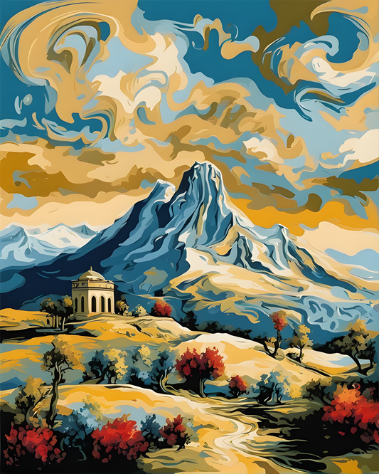 Mountain Landscape (2) - Van-Go Paint-By-Number Kit