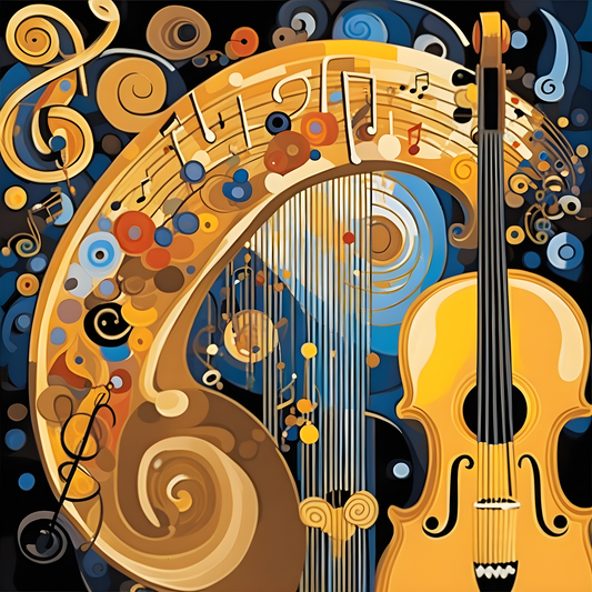 Music - Van-Go Paint-By-Number Kit