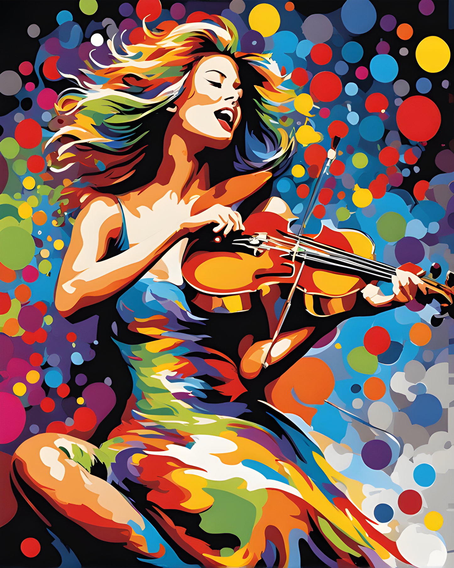 Musical ecstasy (6) - Van-Go Paint-By-Number Kit